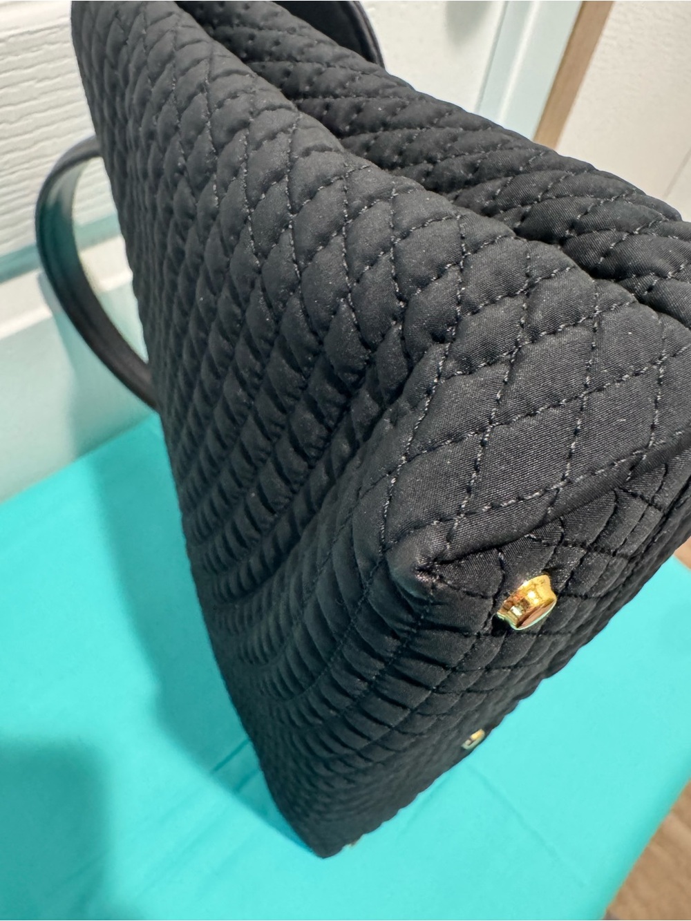 Bally Vintage Quilted Lambskin Turnlock Handbag - Picture 8 of 15